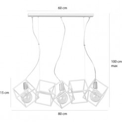 Lampa wisząca Emibig WHITE 534/3 