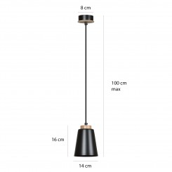 Lampa wisząca Emibig BLACK 442/1