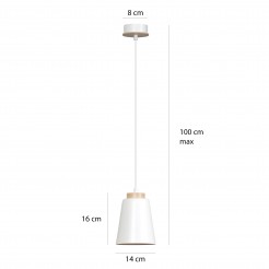 Lampa wisząca Emibig WHITE 443/1