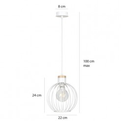 Lampa wisząca Emibig  WHITE 755/1