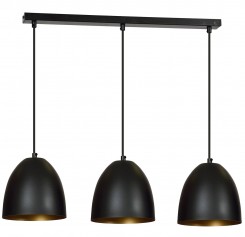 Lampa wisząca Emibig BLACK-GOLD 410/3