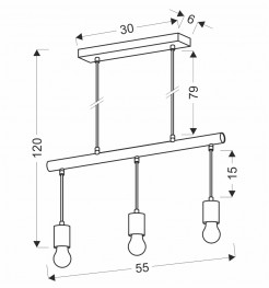 Lampa wisząca Candellux 33-78063
