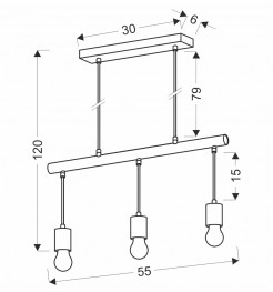 Lampa wisząca Candellux 33-78063