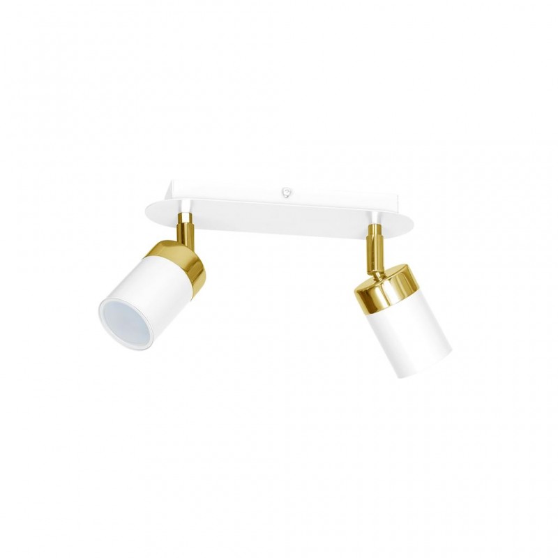 Plafon Milagro white/gold MLP6129