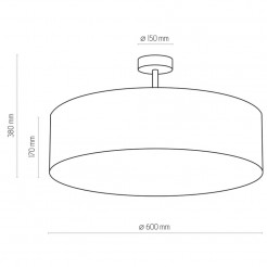 Plafon TK Lighting ZIELONE 2771