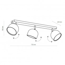 Plafon TK Lighting WHITE 3416