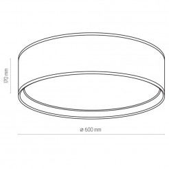 Plafon TK Lighting CZARNY/ZŁOTO 3432