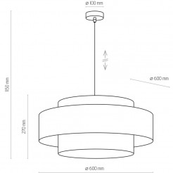 Lampa wisząca TK Lighting 4376