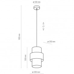 Lampa wisząca TK Lighting 4377