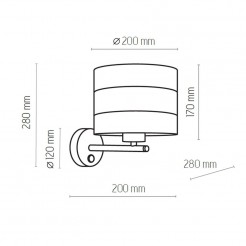 Kinkiet TK Lighting BLACK 3210