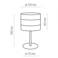 Lampka nocna/biurkowa/gabinet TK Lighting BLACK 5054