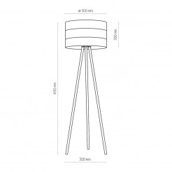 Lampa podłogowa TK Lighting WHITE  5055