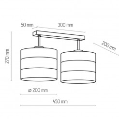 Plafon TK Lighting WHITE 3223