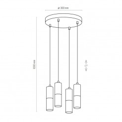 Lampa wisząca TK Lighting BLACK 4364