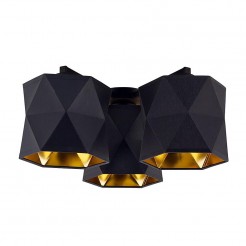 Plafon TK Lighting BLACK /GOLD 1042