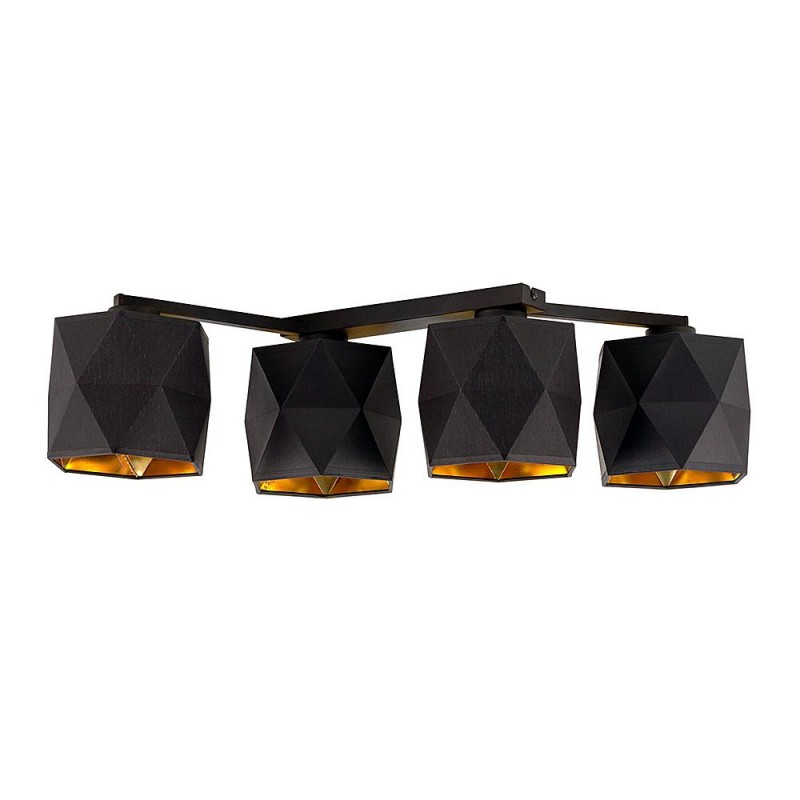 Plafon TK Lighting BLACK /GOLD 1043