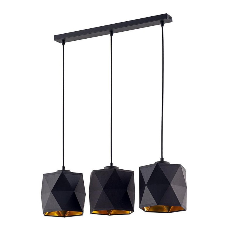 Lampa wisząca TK Lighting BLACK /GOLD 1044