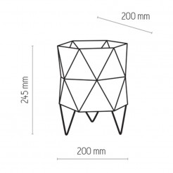 Lampka nocna/biurkowa/gabinet TK Lighting GRAFIT 3051