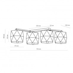 Plafon TK Lighting WHITE 3249