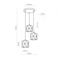 Lampa wisząca TK Lighting WHITE 3250