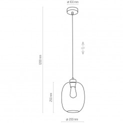 Lampa wisząca TK Lighting 3183