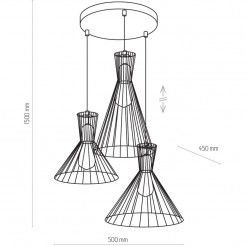 Lampa wisząca TK Lighting 3351