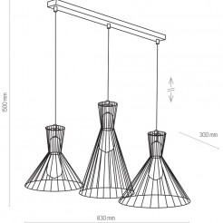 Lampa wisząca TK Lighting 3352