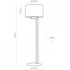 Lampa podłogowa TK Lighting WHITE 5197