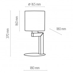 Lampka nocna/biurkowa/gabinet TK Lighting WHITE 5198