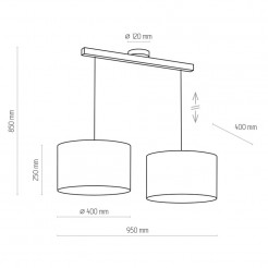 Lampa wisząca TK Lighting WHITE 3373