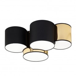 Plafon TK Lighting BLACK/GOLD 3446