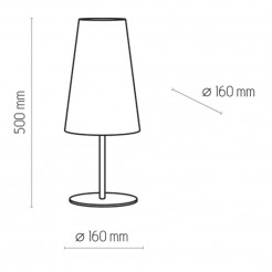 Lampka nocna/biurkowa/gabinet TK Lighting GRAFIT 5175