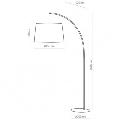 Lampa podłogowa TK Lighting WHITE 5075