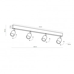 Plafon TK Lighting BLACK 1009