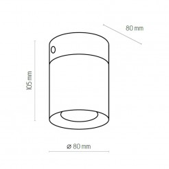 Plafon TK Lighting BLACK 3410