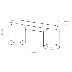 Plafon TK Lighting WHITE 3407