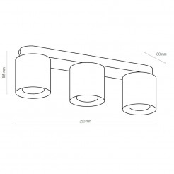 Plafon TK Lighting WHITE 3409