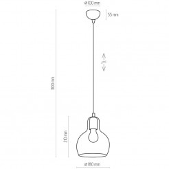 Lampa wisząca TK Lighting TRANSPARENT 1002