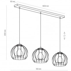 Lampa wisząca TK Lighting BLACK 4483