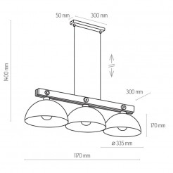 Lampa wisząca TK Lighting 1759