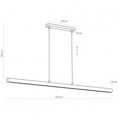 Lampa wisząca TK Lighting LED 1428