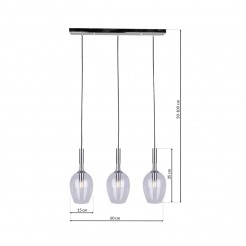 Lampa wisząca Milagro CLEAR ML6164