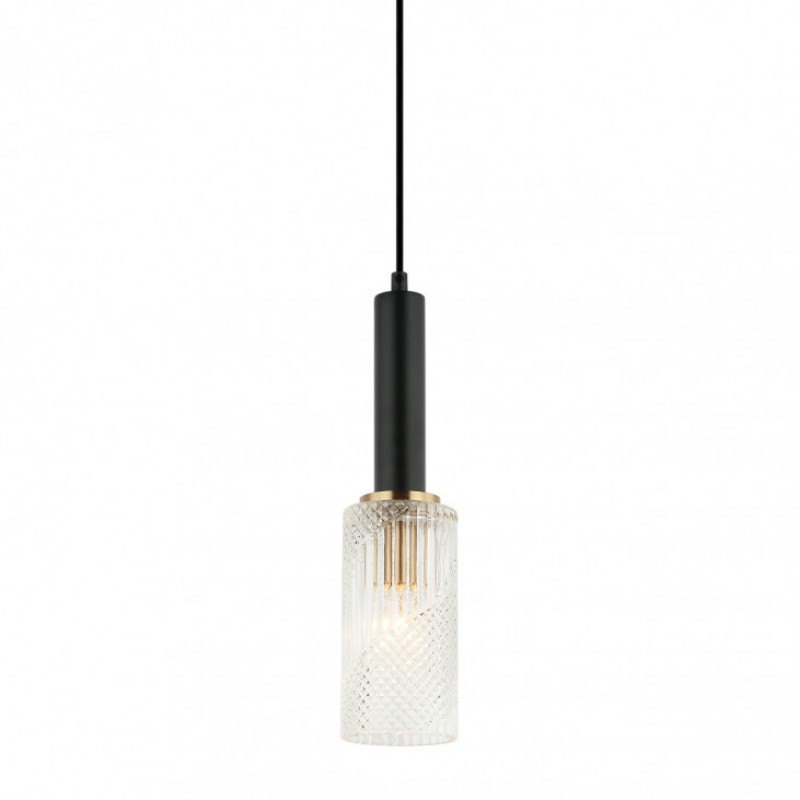 Lampa wisząca Italux PND-43309-1 BK+BR