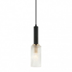 Lampa wisząca Italux PND-43309-1 BK+BR