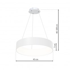 Lampa wisząca Milagro WHITE ML6357