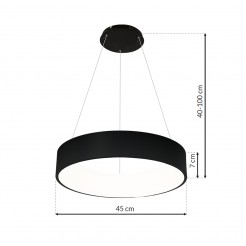 Lampa wisząca Milagro BLACK ML6358