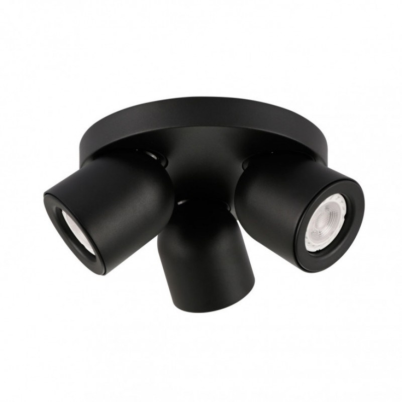 Spot/reflektorek Italux BLACK SPL-2855-3C-BL