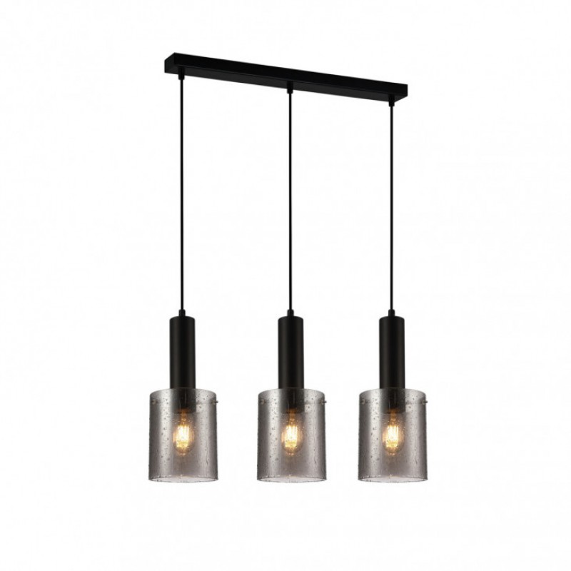 Lampa wisząca Italux PND-5581-3-BK+RNSG