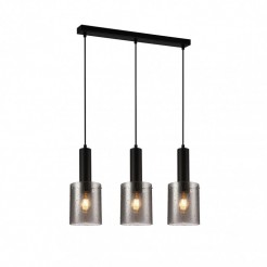 Lampa wisząca Italux PND-5581-3-BK+RNSG