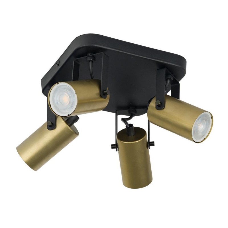 Plafon TK Lighting BLACK/GOLD 2821